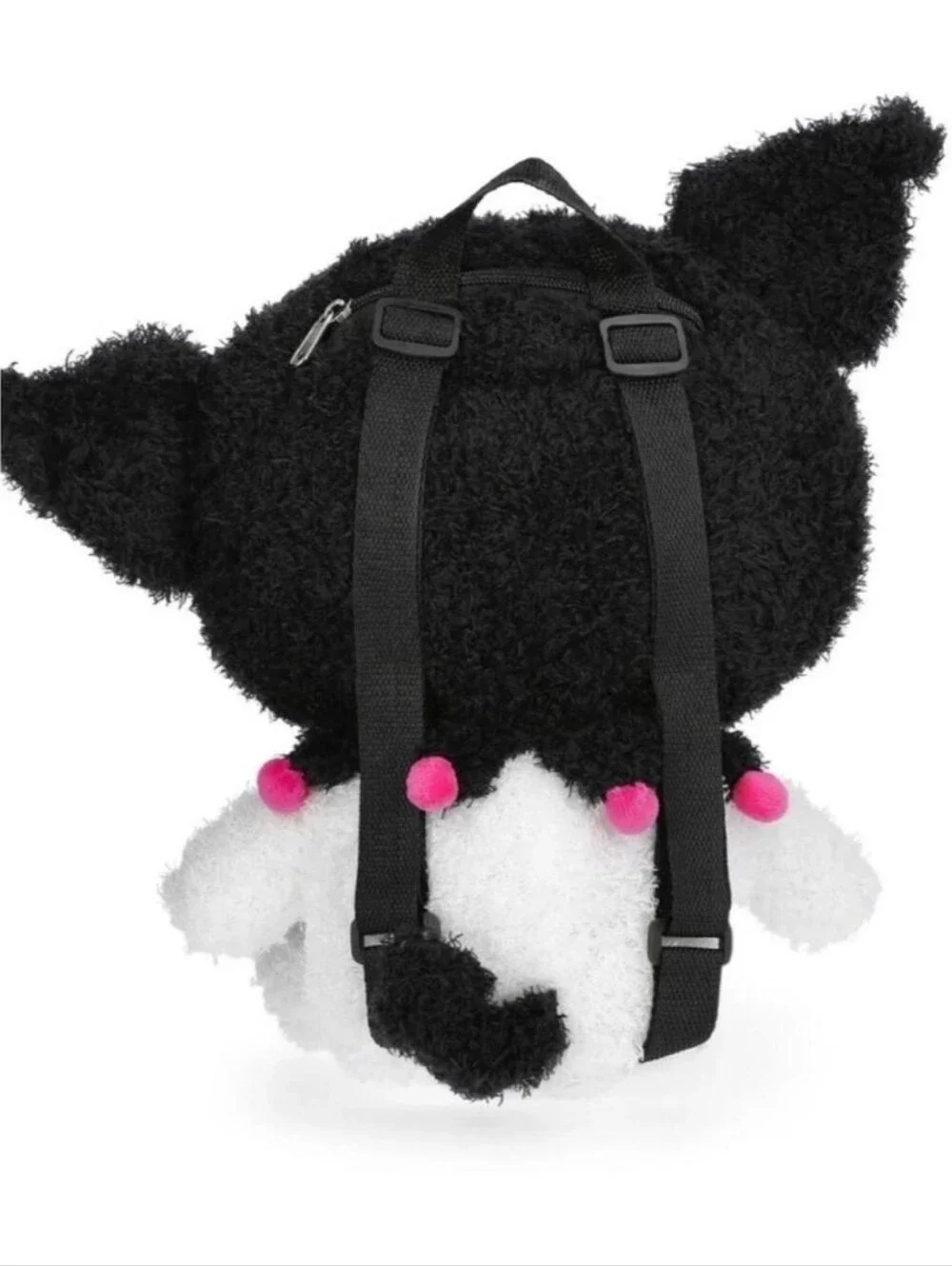 Sanrio Kuromi Feather Plush Backpack